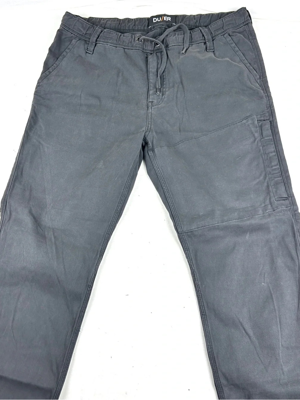 DUER Pants Mens 32 X 29 Grey T2X Slim Fit Stretch Joggers Casual